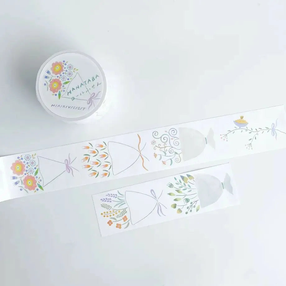 Tegashima x H/A/R/V/E/S/T - Roll Sticky Notes “HANATABA” - Techo Treats
