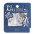 The Alps Story Foil-stamped Flake Seal - Blue - Techo Treats