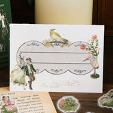 The Alps Story Foil-stamped Flake Seal - Green - Techo Treats