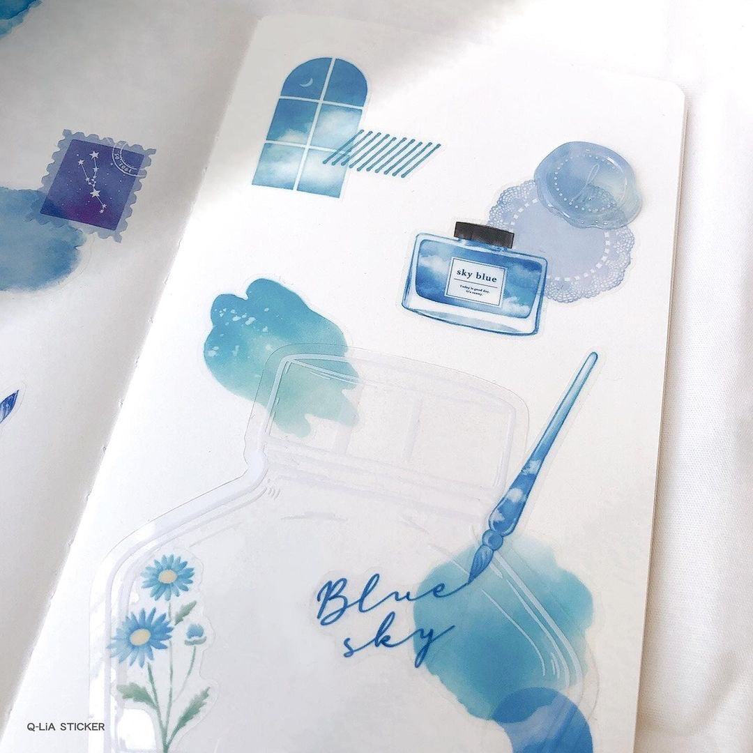 To Ink Flake Stickers - Airplane Cloud - Techo Treats