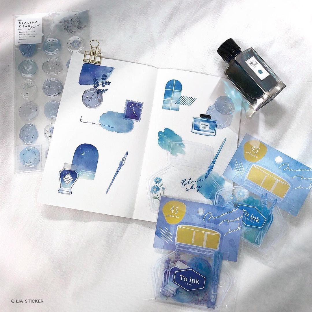 To Ink Flake Stickers - Airplane Cloud - Techo Treats