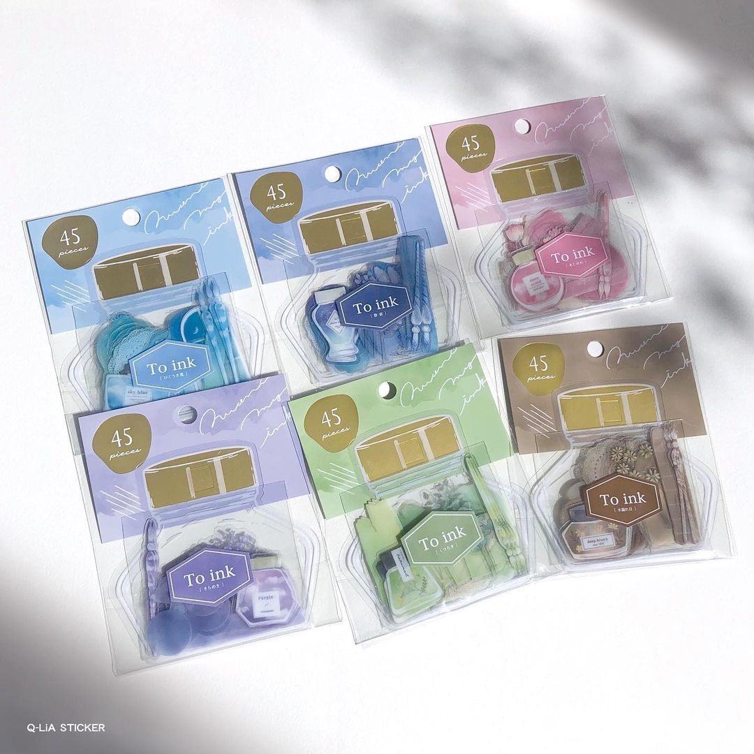 To Ink Flake Stickers - Airplane Cloud - Techo Treats