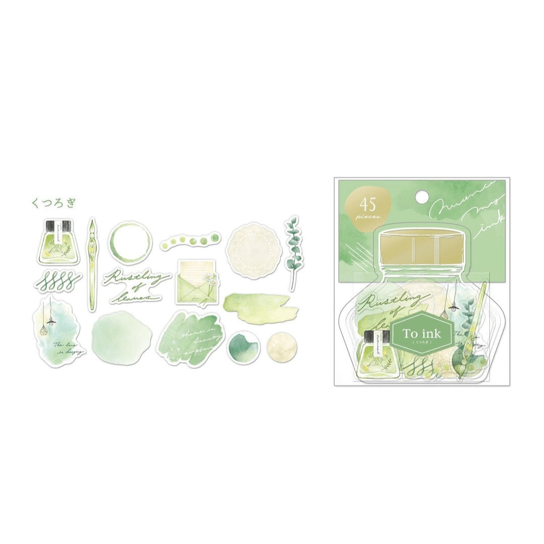 To Ink Flake Stickers - Relaxation - Techo Treats