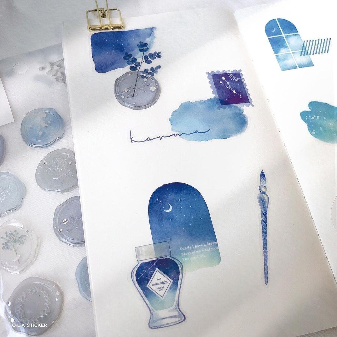 To Ink Flake Stickers - Silence - Techo Treats