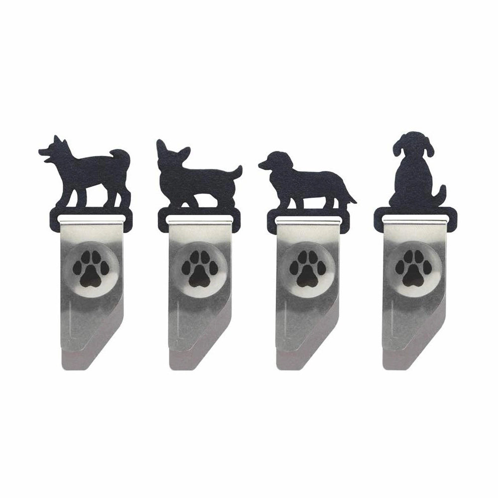 TOHKIN INDEX DOG CLIP Metal Bookmark and Clip (4 pcs)