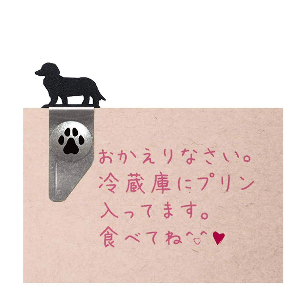 TOHKIN INDEX DOG CLIP Metal Bookmark and Clip (4 pcs)