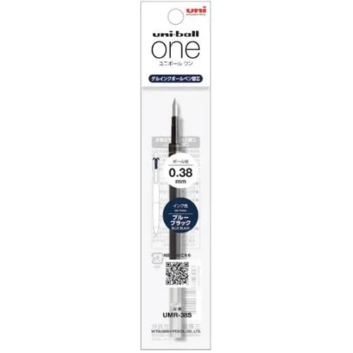uni uni-ball One Gel Pen Refill - 0.38mm Black - Default Title by Techo Treats Stationery