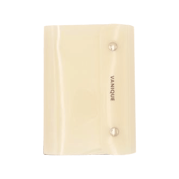 VANIQUE Clear PVC Planner (A6 Personal / Bible 6-hole) - Ivory - Komamono Lab - Default Title by Techo Treats Stationery