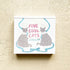 Violet & Claire Block Memo - FIVE COOL CATS - Techo Treats