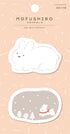 Winter Limited Die-cut Sticky Notes - Rabbit - Techo Treats