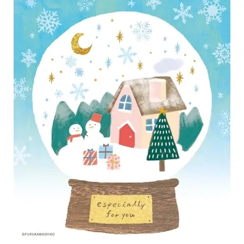 Winter Limited Memo Pad - Shimaenaga Long-tailed Tit - Techo Treats