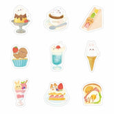 Yoko Flake Stickers - Animal Café - Techo Treats