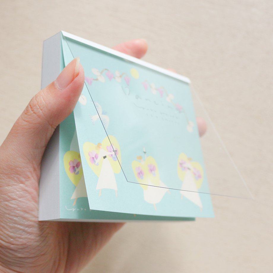 Yuka Hiiragi Block Memo - Dancing - cozyca products - Default Title by Techo Treats Stationery