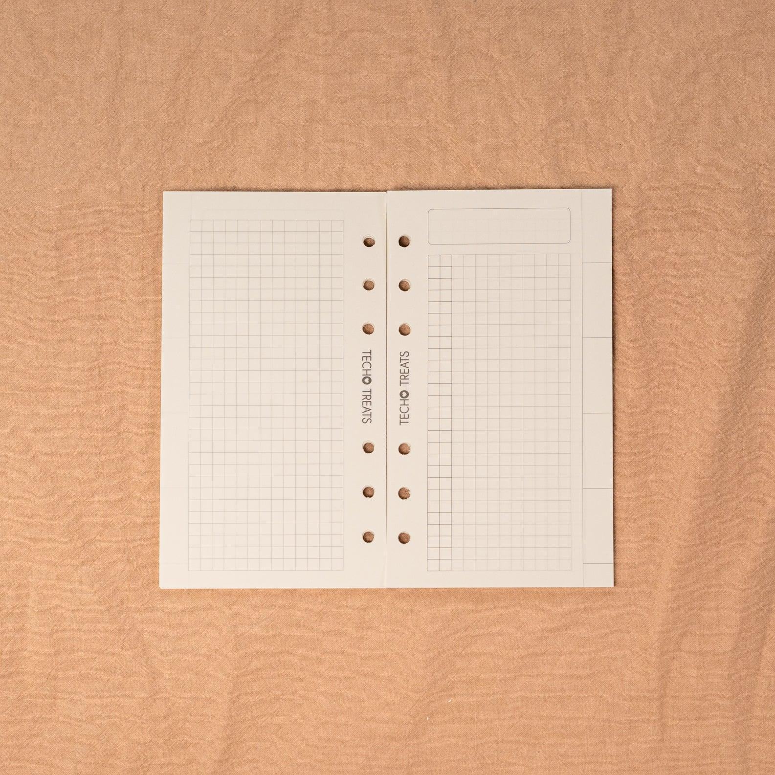 IDEAS Cream Inserts - A6 Personal - Default Title by Techo Treats Stationery