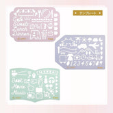 ILMILY Color two color - 造型模板尺 (3款) - Techo Treats