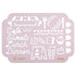 ILMILY Color two color - 造型模板尺 (3款) - Techo Treats