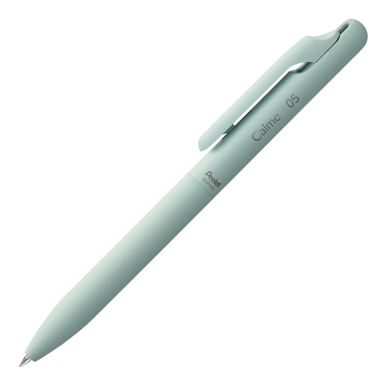 Pentel Calme Quiet Ballpoint Pen 0.5mm (4 body colors) - 2023 Limited - Jade 空翡翠 (Limited) by Techo Treats Stationery