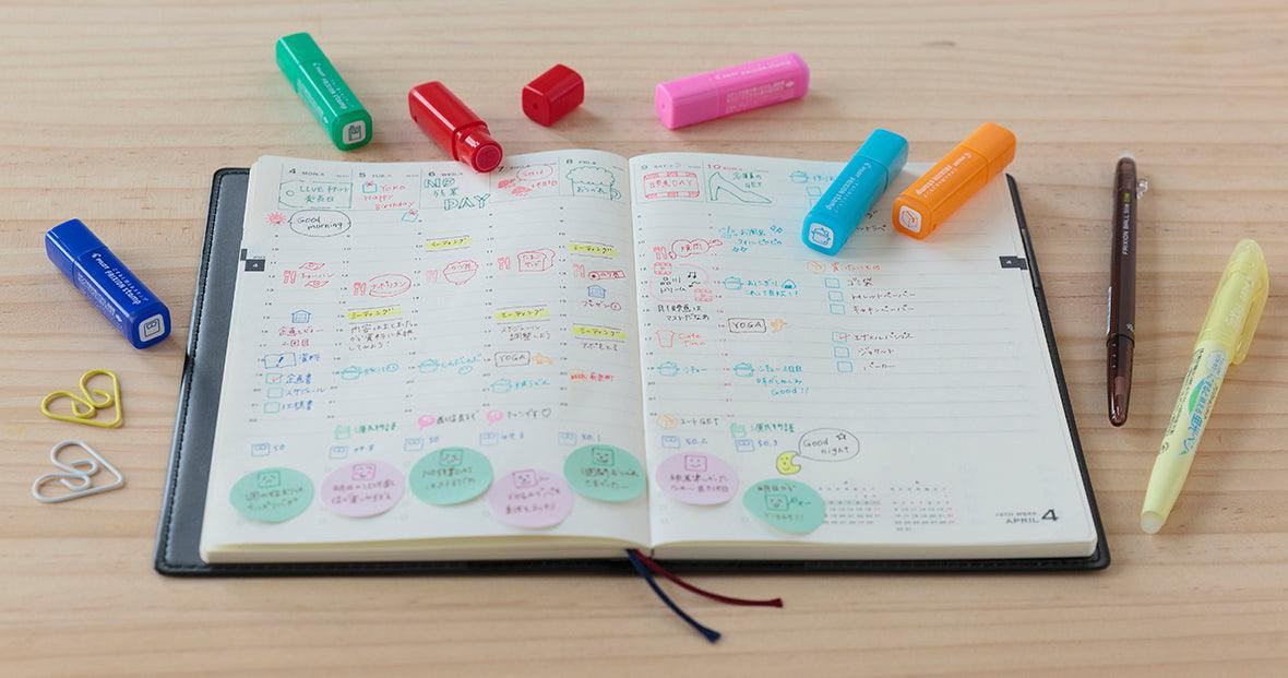 PILOT FriXion Erasable Stamp - 2022 Series (10 designs) - 81L - WFH by Techo Treats Stationery