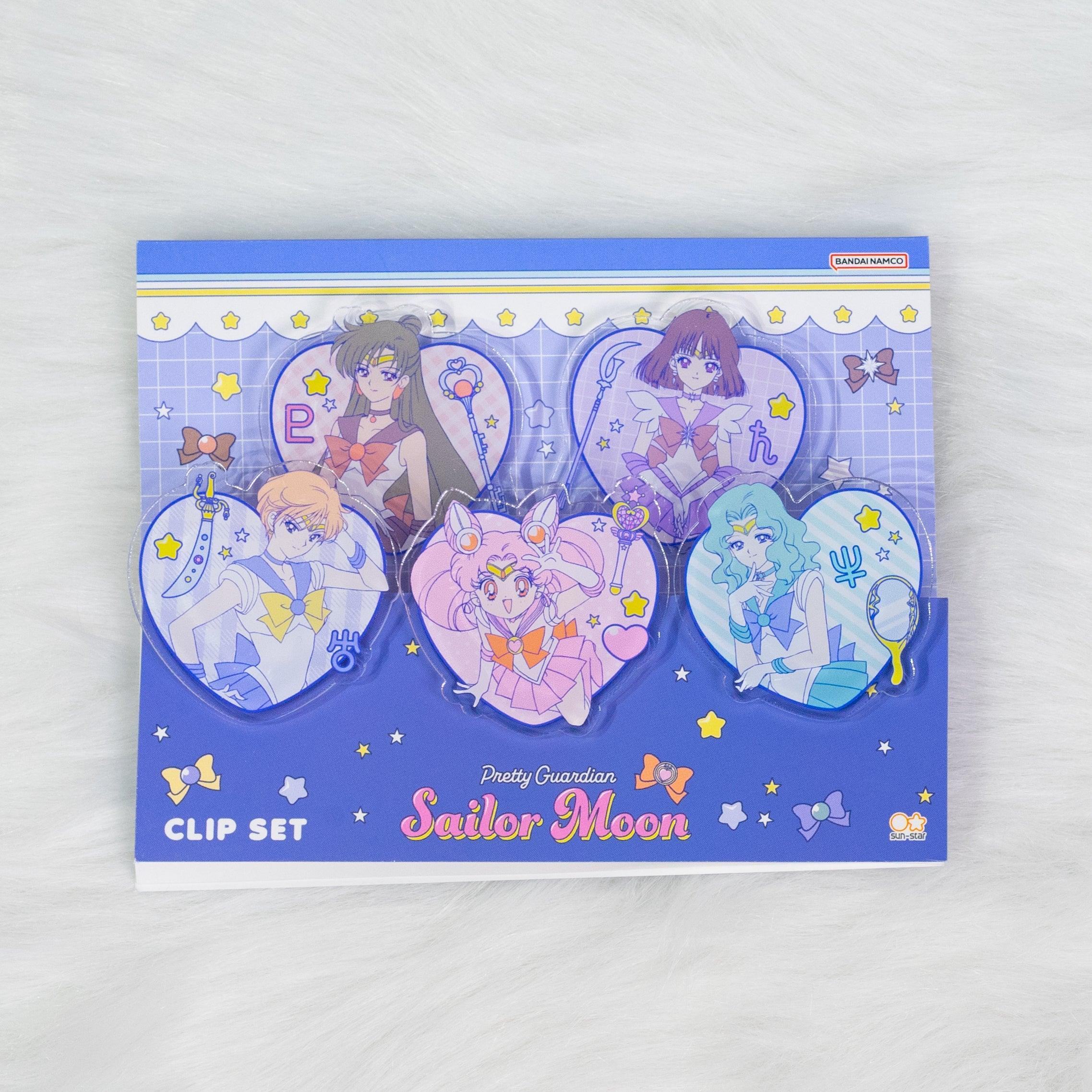 Sailor Moon 30th Anniversary Limited Series - Acrylic Clip Set (Set of 5) (3 designs) - Sun-Star Stationery - Style C by Techo Treats Stationery