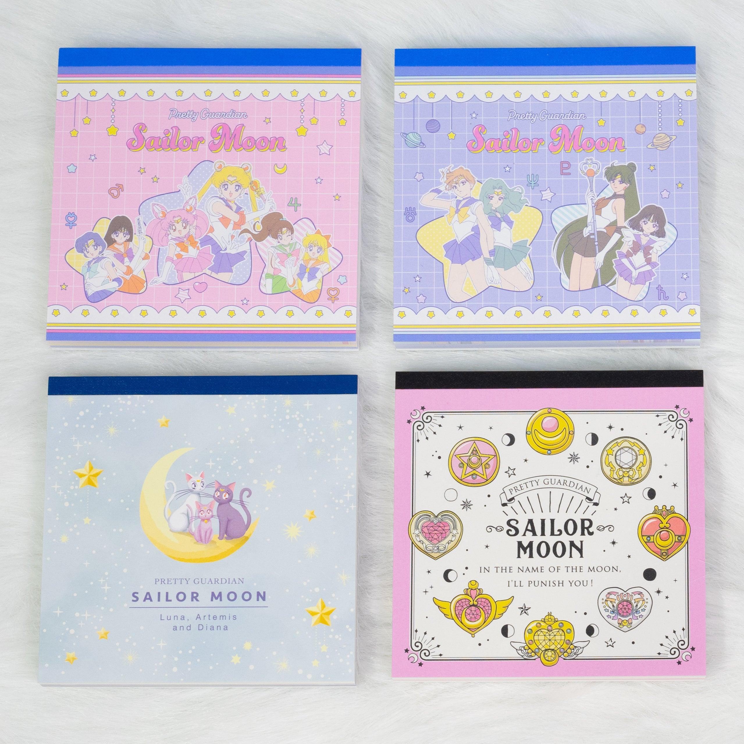 Sailor Moon 30th Anniversary Limited Series - Square Memo Pad (4 designs) - Sun-Star Stationery - Style A by Techo Treats Stationery