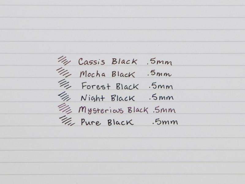 Sakura Crepas Ballsign ID plus 0.5 mm Refill (5 colors) - Mocha Black by Techo Treats Stationery