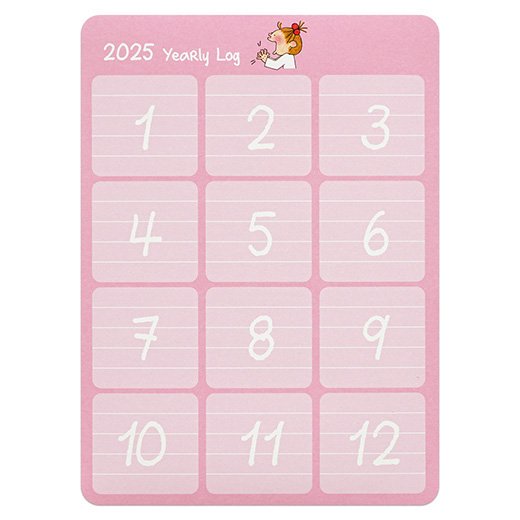 2025 Custom Diary Stickers - A5 Size - COCO and Wondrous Gang