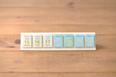 2024 himekuri pastel - Desktop Daily Sticky Note Calendar - Techo Treats