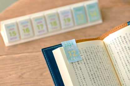 2024 himekuri pastel - Desktop Daily Sticky Note Calendar - Techo Treats