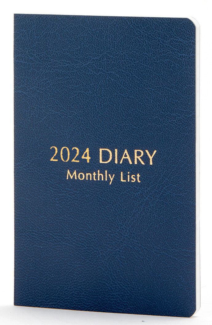 2024 Name Card Diary - Monthly List - Techo Treats