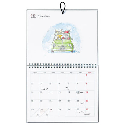 2024 SKETCH CALENDAR - A5 Variant Monthly - Grey - Techo Treats