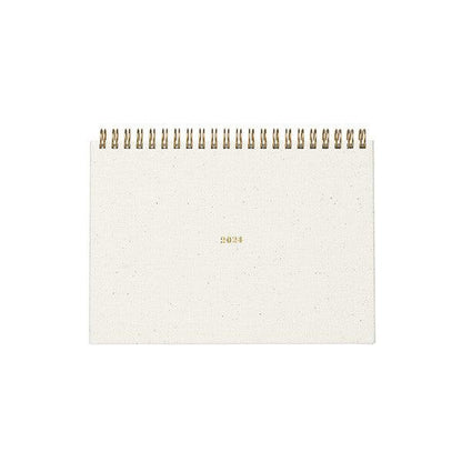 2024 SKETCH DIARY - A5 Monthly - Cream - Techo Treats