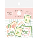 (2024 Spring Limited) Flake Stickers - Sakura - Techo Treats