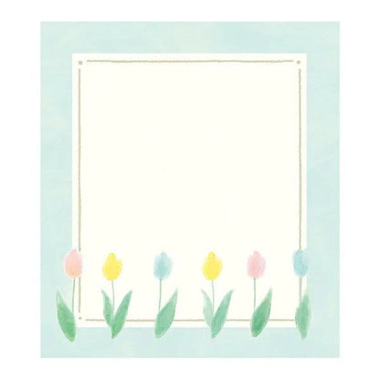 (2024 Spring Limited) Memo Pad - Various Tulips - Techo Treats