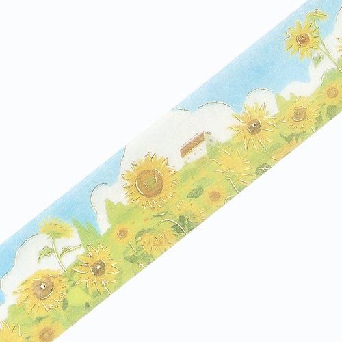 2024 Summer Limited Masking Tape 15mm - Sunflower - Techo Treats