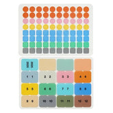2025 Custom Diary Stickers - A5 Size - COLORS - Techo Treats