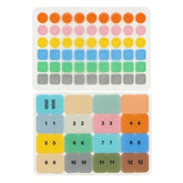 2025 Custom Diary Stickers - A6 Size - COLORS - Techo Treats