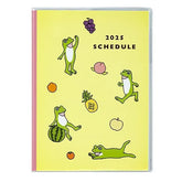 2025 Monthly Planner - A6 Soft Cover - Frog Time - Techo Treats