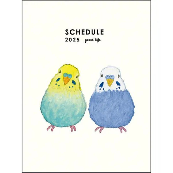 2025 Monthly Planner - A6 Soft Cover - Yusuke Yonezu (Bird) - Techo Treats