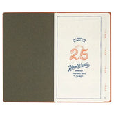 2025 Monthly Schedule Notebook - B6 Slim Hard Cover - Chalkboy - Techo Treats