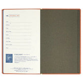 2025 Monthly Schedule Notebook - B6 Slim Hard Cover - Chalkboy - Techo Treats