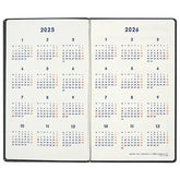 2025 Monthly Schedule Notebook - B6 Slim Hard Cover - Chalkboy - Techo Treats