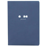 2025 Shimaenaga Trio Journal - B6 Block Weekly - Navy - Techo Treats