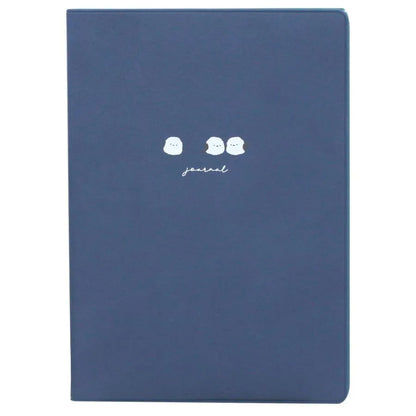 2025 Shimaenaga Trio Journal - B6 Block Weekly - Navy - Techo Treats