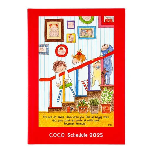 2025 Weekly Planner - B6 Hard Cover - COCO and Wondrous Gang - Techo Treats