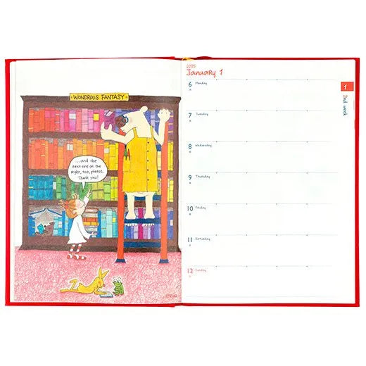 2025 Weekly Planner - B6 Hard Cover - COCO and Wondrous Gang - Techo Treats