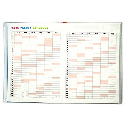 2025 Weekly Planner - B6 Soft Cover - Chic - Techo Treats