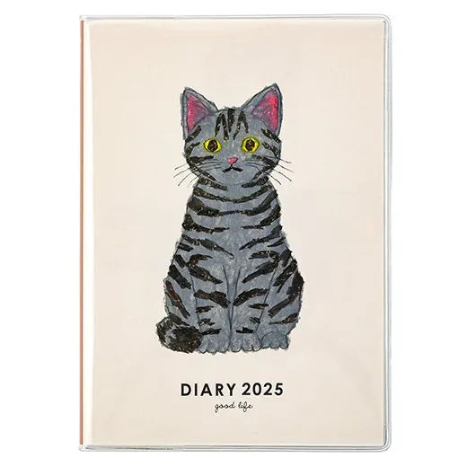 2025 Weekly Planner - B6 Soft Cover - Yusuke Yonezu (Cat) - Techo Treats