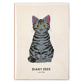 2025 Weekly Planner - B6 Soft Cover - Yusuke Yonezu (Cat) - Techo Treats