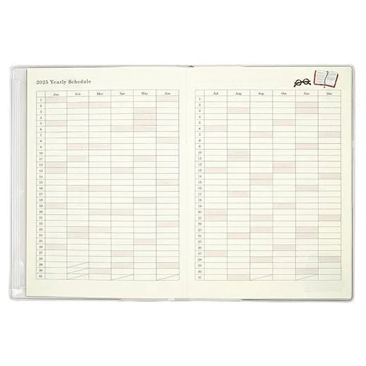 2025 Weekly Planner - B6 Soft Cover - Yusuke Yonezu (Cat) - Techo Treats