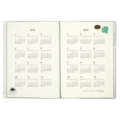 2025 Weekly Planner - B6 Soft Cover - Yusuke Yonezu (Cat) - Techo Treats